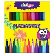 Flamastry Strigo, 12 kolorów (SSC007)