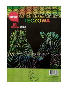 Wydrapywanka tęczowa A4 10 arkuszy WZ-02