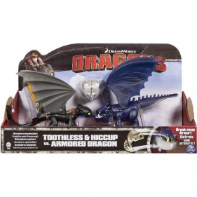 DRAGONS Szczerbatek kontra zbrojny smok (66599)