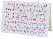 Karnet B6 + koperta Kwiatuszki