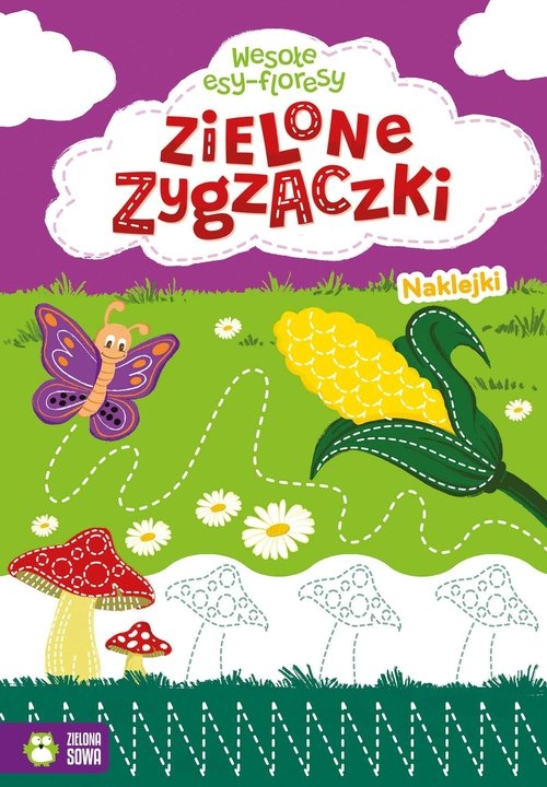 Wesołe esy-floresy Zielone zygzaczki