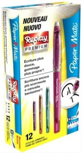 Długopis jednorazowy Paper Mate REPLAY 12 szt. (1901326)