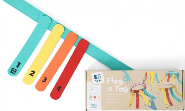 BS Toys, Gra sportowa, Ogonki, 4 pasy na rzepy, 12