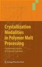 Crystallization Modalities in Polymer Melt Processing Hermann Janeschitz-Kriegl, H Janeschitz-Kriegl