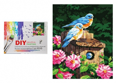 <img src='https://webimage.pl/pics/268/7/d5902496207268U1361.jpg' style='height:440px' /> Malowanie po numerach Ptaszki