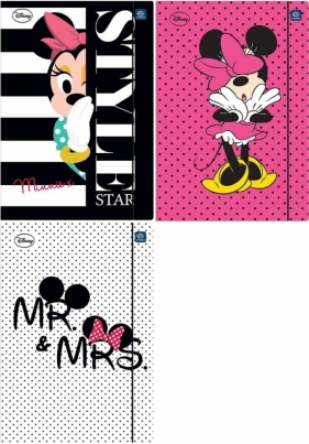 Teczka z gumką A4+ LUX UV Minnie Adult (10szt)