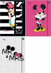 Teczka z gumką A4+ LUX UV Minnie Adult (10szt)