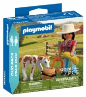 Playmobil Duo Pack Kowbojka ze źrebakiem 72026