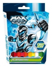 Flamastry Max Steel 12 kolorów