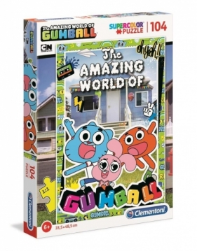 Puzzle 104 Super kolor: Gumball