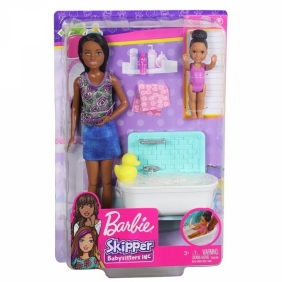 Barbie Skipper: Klub opiekunek - Zestaw Kąpiel z bąbelkami (FHY97/FXH06)