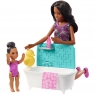 Barbie Skipper: Klub opiekunek - Zestaw Kąpiel z bąbelkami (FHY97/FXH06)