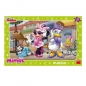 Puzzle 15 Ramkowe Minnie na Montmartre DINO - Auta