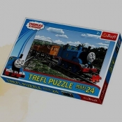 Puzzle 24 Maxi Uśmiechnięta lokomotywa (14126) - <br />