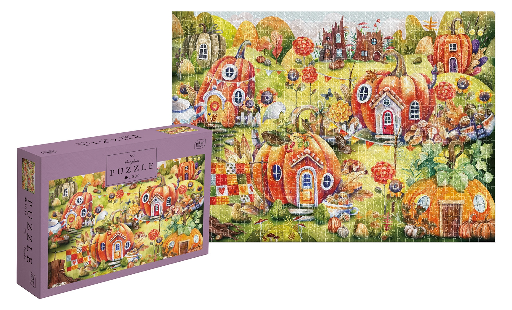 Puzzle 1000: Houses 2 - Pumpkins