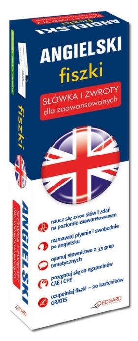 Angielski. Fiszki. Słówka i zwroty dla zaawansowanych - Opracowanie zbiorowe