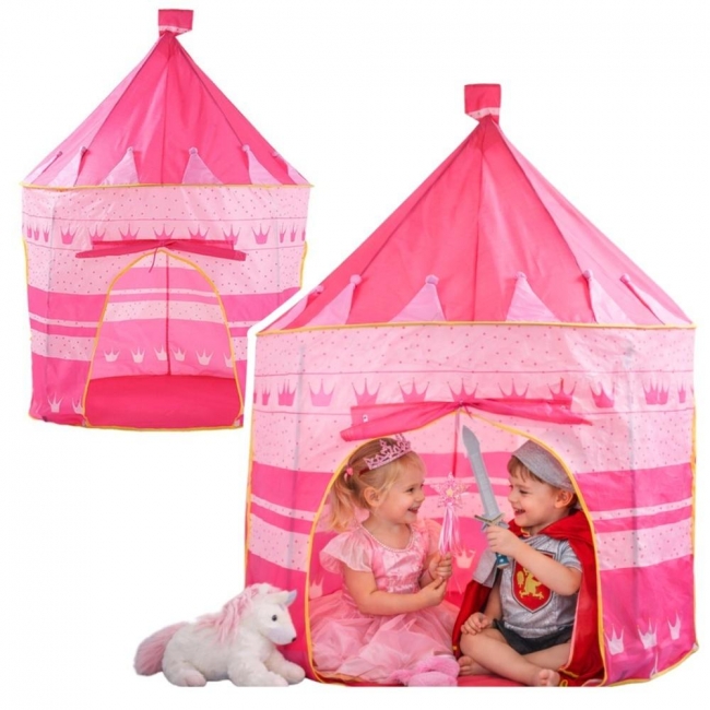 <img src='https://webimage.pl/pics/269/5/d5904204755269.jpg' style='height:440px' /> Namiot domek Pałac księżniczki 135x105cm