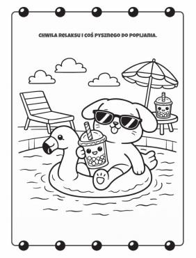 Piesek kocha bubble tea - Opracowanie zbiorowe