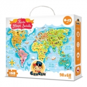 CzuCzu: Puzzle Mapa świata 168 elementów (336269)