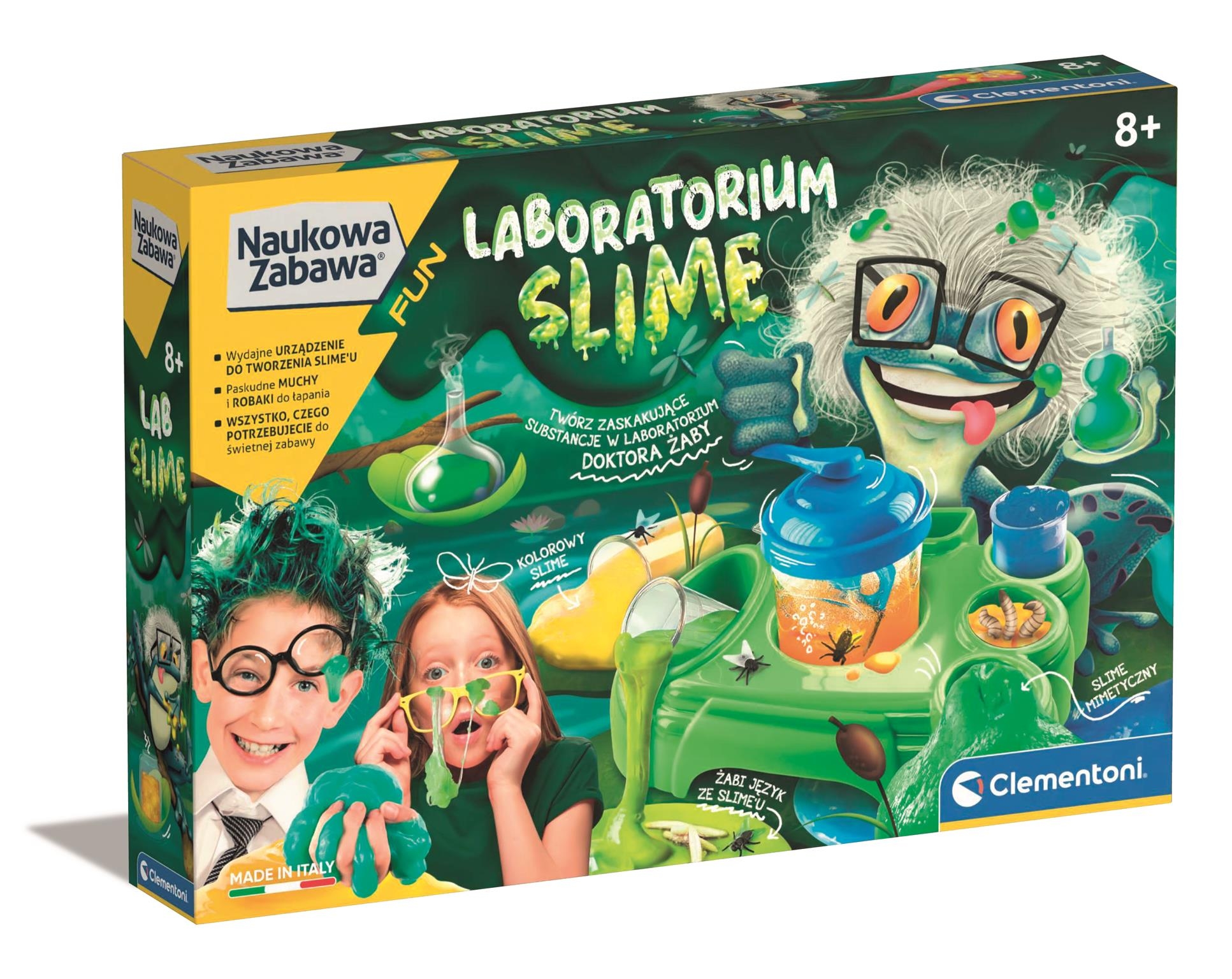Clementoni, Naukowa zabawa - Laboratorium Slime (50726)