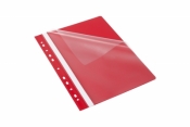 Skoroszyt Bantex A4 PP z europerforacją - czerwony (400076707)