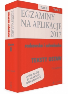 Teksty ustaw. Egzaminy T.1 wyd.15 - Andrzej Zieliński