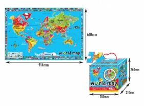 Mata piankowa. Mapa Świata