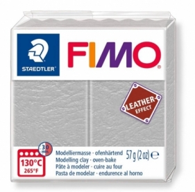 Masa Fimo Leather effect 57g jasnoszary