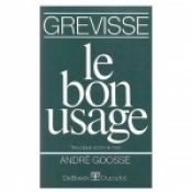 Le bon Usage - Grammaire francaise 13 ed.