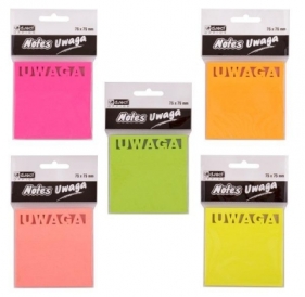 Notes samoprzylepny 75x75mm Uwaga