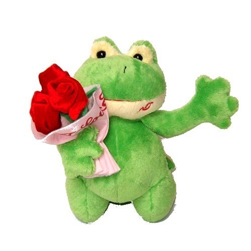 ROXI ŻABKA Z RÓŻAMI 18 cm