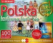 Puzzle Polska kultura ludowa + atlas