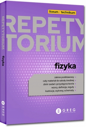 Repetytorium - liceum/technikum - fizyka - 2027 - Elżbieta Senderska
