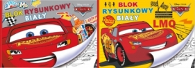 Blok rysunkowy A4/20K biały Cars