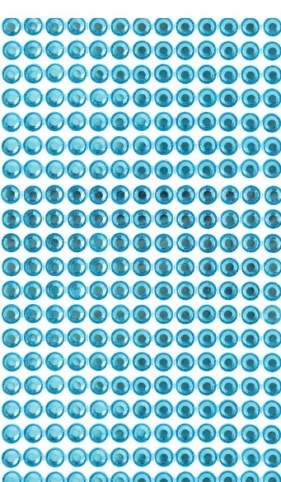 Kryształki samoprzylepne 6mm, 260 szt. blue (niebieski) (GRKR-055)