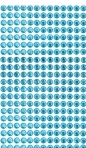 Kryształki samoprzylepne 6mm, 260 szt. blue (niebieski) (GRKR-055)