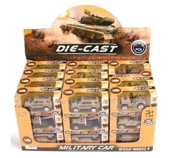 <img src='https://webimage.pl/pics/271/5/d5901811115271.jpg' style='height:440px' /> Pojazdy wojskowe 1:64 metalowe, różne rodzaje