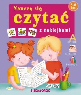 Nauczę się czytać z naklejkami - Adam Langowski