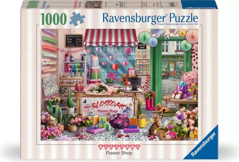 Ravensburger, Puzzle 1000: Kwiaciarnia (12001727)