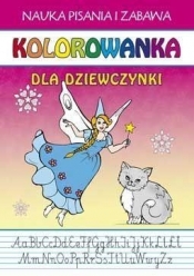 Kolorowanka Dla dziewczynki Nauka pisania i zabawa - Guzowska Beata