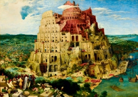 Bluebird Puzzle 1000: Wieża Babel, Brueghel (60027)