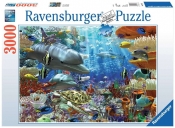 Ravensburger, Puzzle 3000: Życie pod wodą (17027)