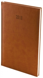 Kalendarz 2018 A4 tygodniowy Vivella brąz