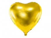 Balon foliowy Serce 61cm złoty