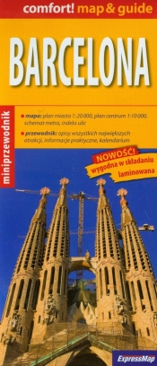 Barcelona mapa 1:20 000 Comfort map&guide