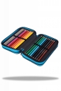 Coolpack, Piórnik potrójny z wyposażeniem Jumper 3 - Game Over Gradient Blue (F067008)