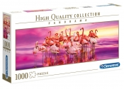 Clementoni, puzzle Panorama High Quality Collection 1000: Flamingo Dance (39427)