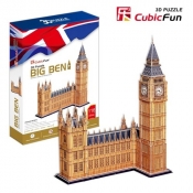 Puzzle 3D Zegar Big Ben duży zestaw (C087H)