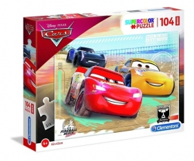 Puzzle 104 maxi superkolor: Cars