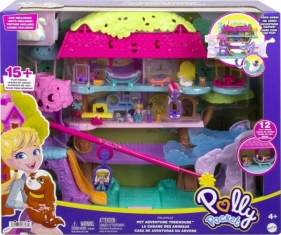 Zestaw figurek Polly Pocket Przygody zwierzątek Domek na drzewie (HHJ06)